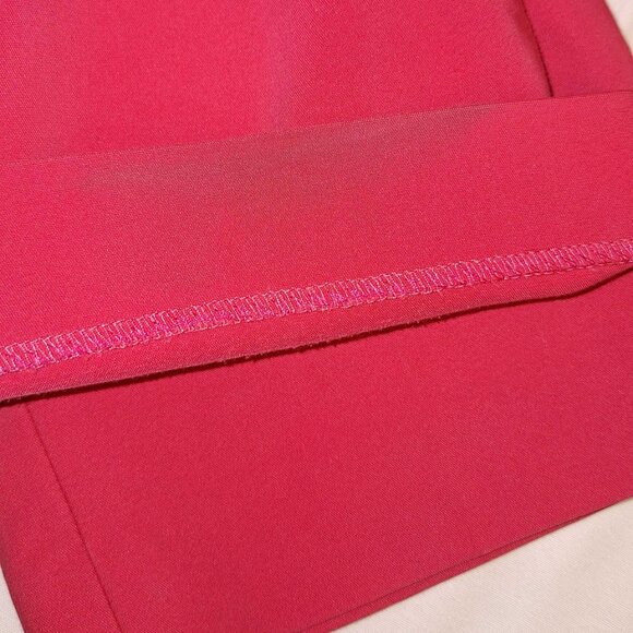 Express Women’s Pink Dress Pants Size 2 Flare Leg Mid Rise Trousers Business Cas - Picture 3 of 4